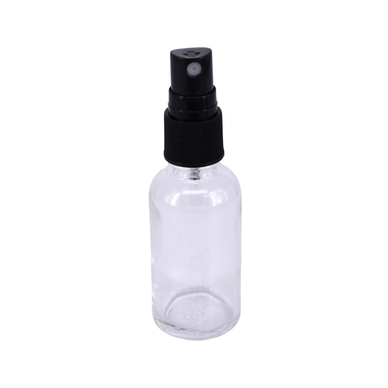 Nutley's 30ml Clear Glass Bottles with Spray Lids