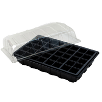 Nutley’s 40 Cell Full Size Seed Propagator Set: Select Drainage Holes and Pack Quantity