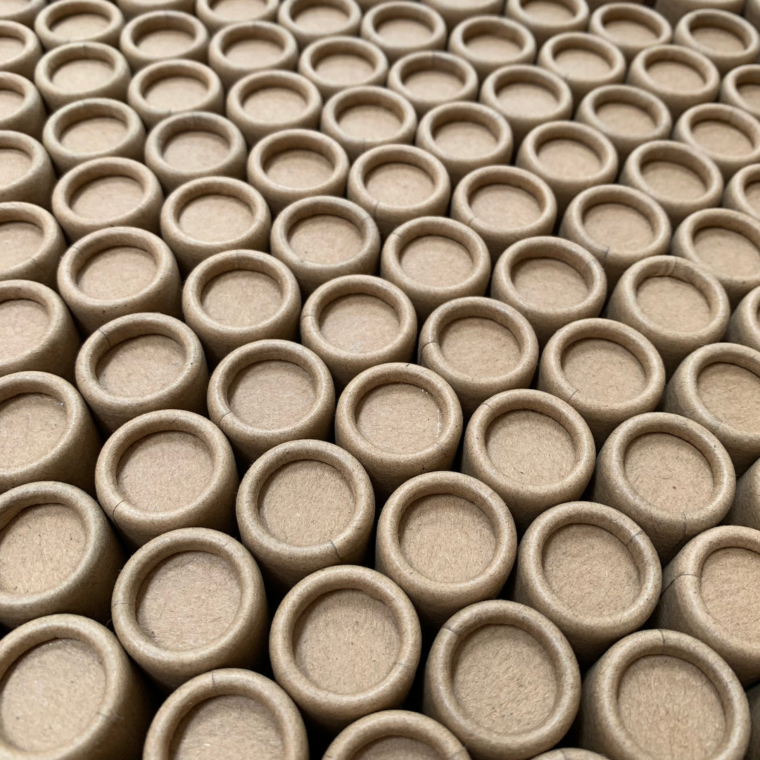 Nutley's Cardboard Lip Balm Lipstick Tubes Biodegradable Natural Recyclable 1/2 oz 14ml