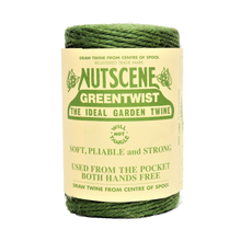 Load image into Gallery viewer, 120m Nutscene Jute Twine Rolls Heritage Spool 3-Ply Tangle Free Black Blue Brown Green Red Lilac Natural Orange 
