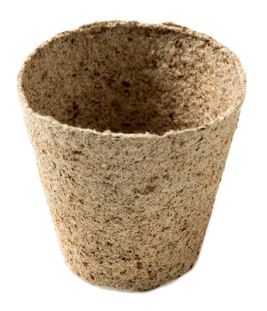 Nutley’s 8cm Round Jiffy Peat-Free Fibre Plant Pot