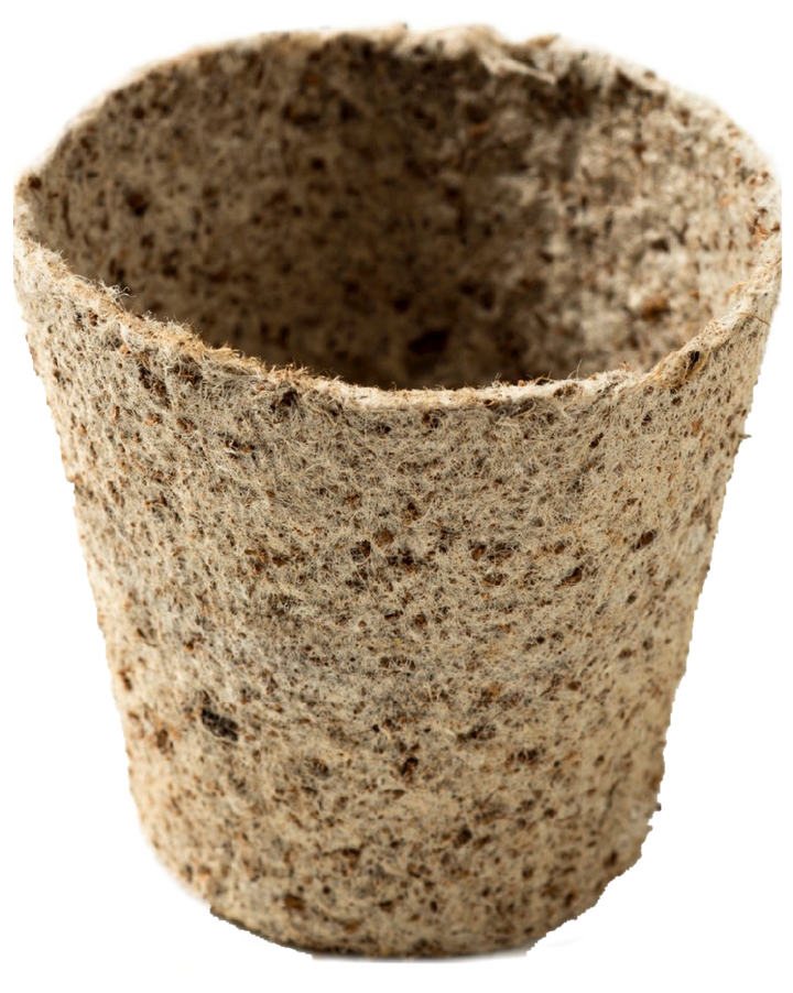 Nutley’s 6cm and 8cm Round Jiffy Peat-Free Fibre Plant Pots Duo