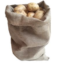 Load image into Gallery viewer, Hessian Potato Sack Bag storage for onions root vegetables 50 x 80cm 8.9oz grade
