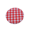 Nutley's 63mm Red Gingham Lids