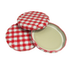 Nutley's 82mm Red Gingham Lids