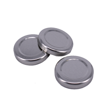 Load image into Gallery viewer, Nutley&#39;s 43mm Silver Jam Jar Lids
