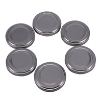 Nutley's 58mm Silver Jam Jar Lids