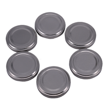 Load image into Gallery viewer, Nutley&#39;s 58mm Silver Jam Jar Lids

