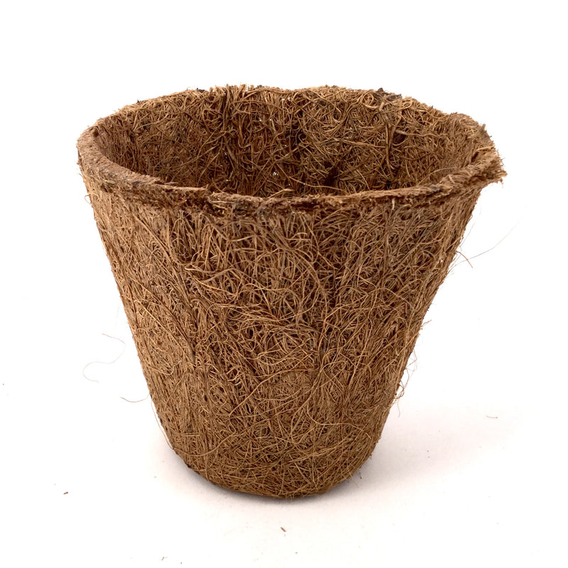 Nutley's 8cm Coco Fibre Biodegradable Reusable Easy Transplanting Flexible Plant Pots in both thick and thin 