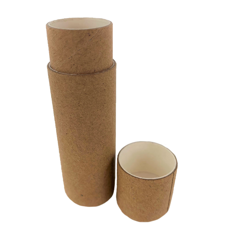 Nutley's Cardboard Lip Balm Lipstick Tubes Biodegradable Natural Recyclable 1/2 oz 14ml