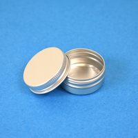 Nutley's 15ml Aluminium Screw Top Lip Balm Tins