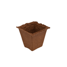 Load image into Gallery viewer, Nutley&#39;s 6cm Square Biodegradable &amp; Organic Wood Fibre Plant Pots
